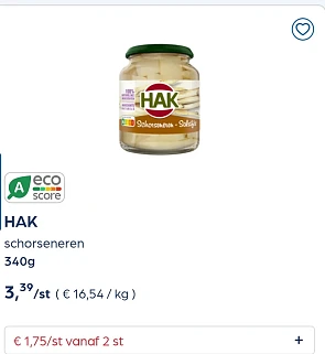 Collect&go HAK schorseneren 340g