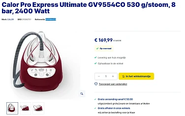 Calor Pro Express Ultimate GV9554CO