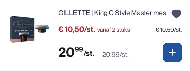 Gillette King c style master mes