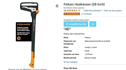 Fiskars Hookaroon / Sappie