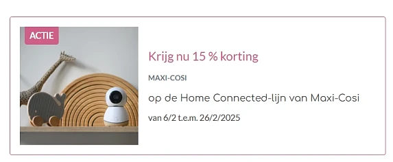 -15% Maxi-Cosi 👶 Home Connected
