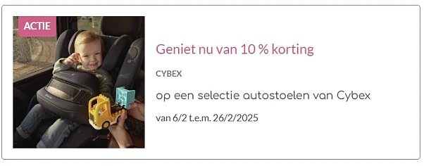 -10% Cybex autostoelen 🌈 Dreambaby