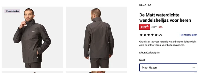 -60% winddichte waneljas