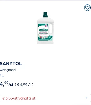 Collect&go SANYTOL wasgoed 1L