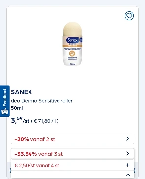 Collect&go SANEX deo Dermo Sen
