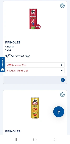 Collect&go PRINGLES 165g