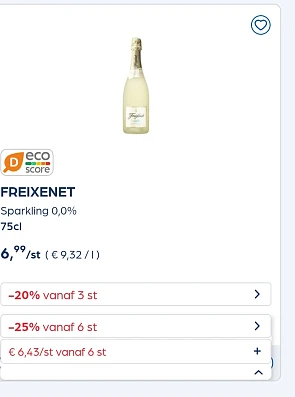 Collect&go FREIXENET Sparkling 0,0% 75cl