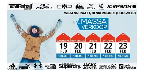 Massaverkoop sportkleding