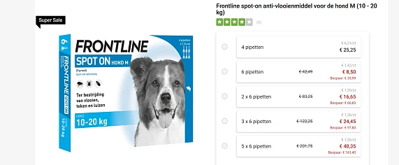 vlooienmiddel hond
