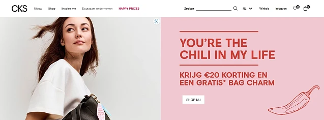 CKS: €20 korting en gratis bag charm