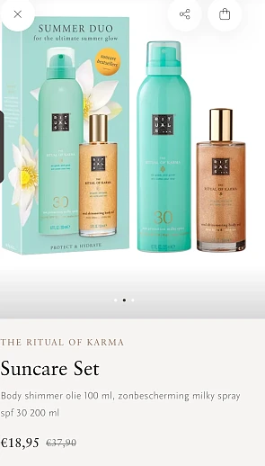 Rituals suncare set