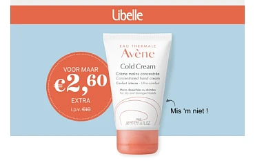Avene handcrème goedkoper bij Libelle