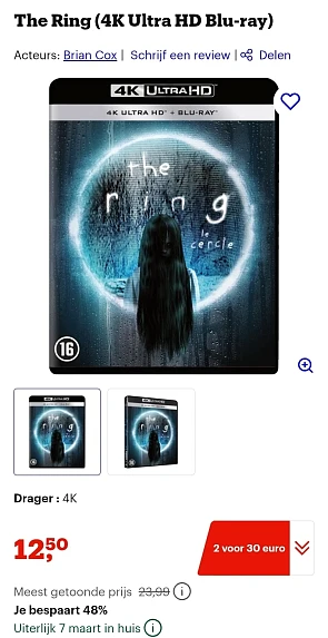 The Ring (4K Ultra HD Blu-ray)