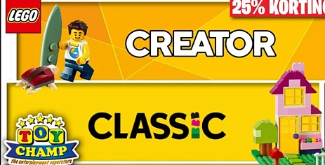 Lego sets aan -25%