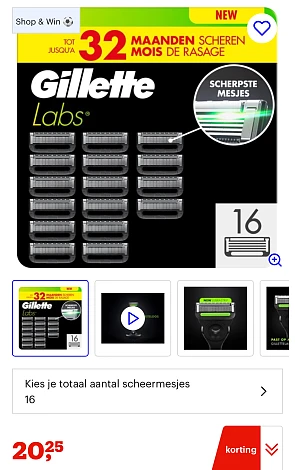 GilletteLabs Scheermesjes