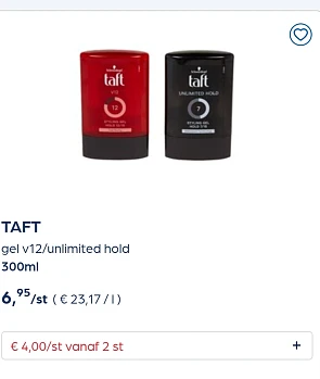 Collect&go TAFT gel v12/unlimited hold 300ml
