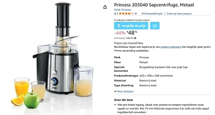 Princess 203040 Sapcentrifuge