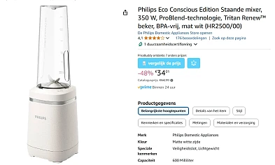 Philips Eco Conscious Edition Staande mixer