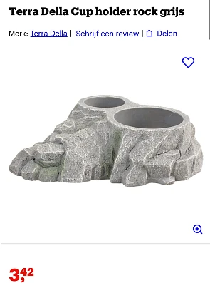Reptielen voerbak