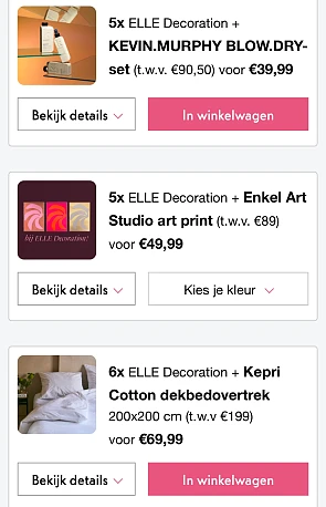Elle deco abbo cadeau