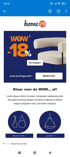 Home24: 18% korting