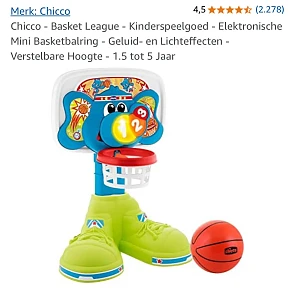 -58% Mini Basketbalring 🏀 Chicco