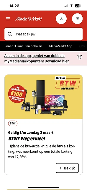 Terugbetaling BTW op verschillende producten
