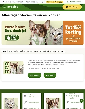 Alles tegen vlooien, teken en wormen