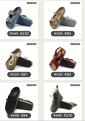 Tot 30% korting op Birkenstock