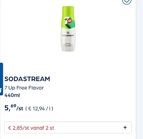Collect&go SODASTREAM 7 Up Free Flavor 440ml
