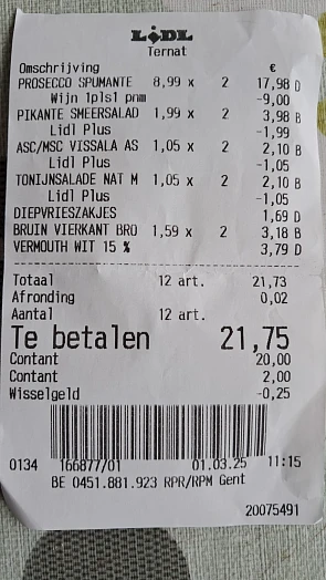 Lidl 1 + 1