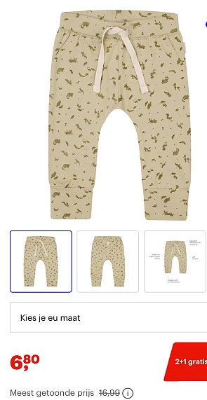 Babykleding 2+1