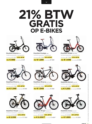 Ebike, fietsen en steps