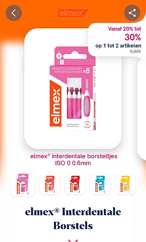 Shopmium Elmex borsteltjes medi- market 20%
