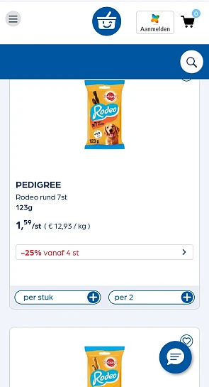 Pedigree snacks colruyt