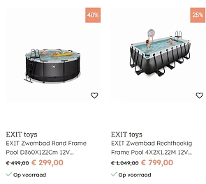 Tot -40% 💦 Zwembadactie bij Multi Bazar