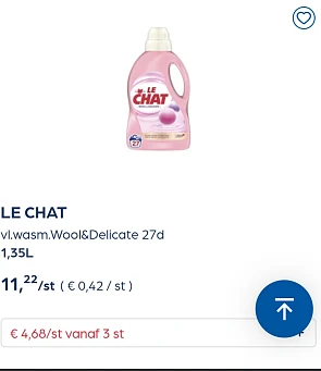 Collect&go LE CHAT vl.wasm.Wool&Delicate 27d 1,35L