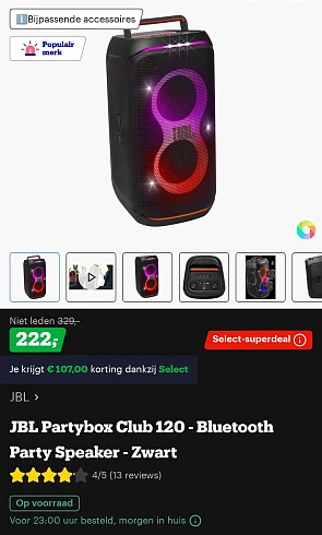 Superdeal voor select leden bij Bol!