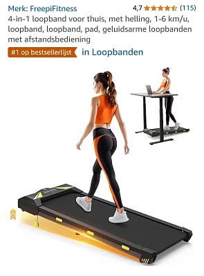 4-in-1 loopband voor thuis aan -42%