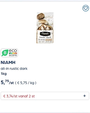 Collect&go NIAMH all-in rustic dark 1kg