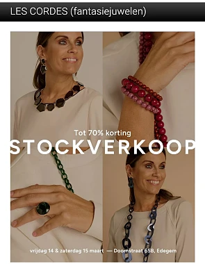Stockverkoop les cordes