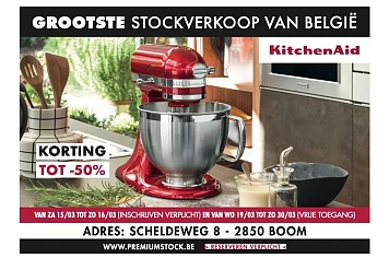KitchenAid stockverkoop!