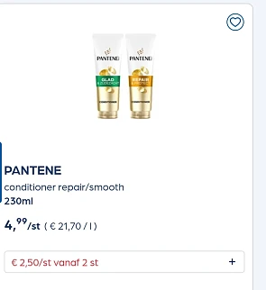 Collect&go PANTENE conditioner
