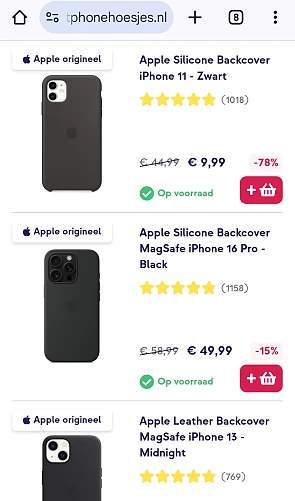 Smartphonehoesjes tot 78%