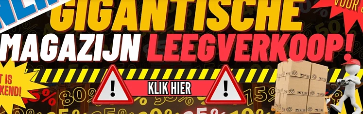 Magazijn leegeverkoop bij Mama Loes