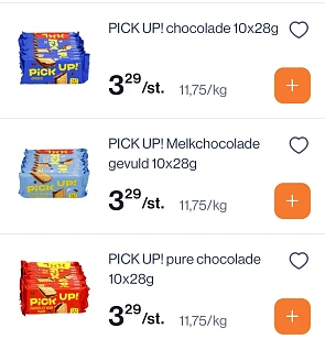Colruyt pick up 10x28g