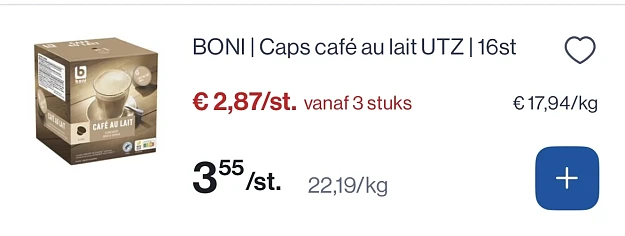 Boni caps 16 st