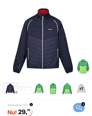 Regatta Steren Hybrid Softshelljas | Heren