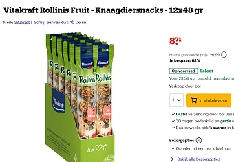 knaagdieren snacks