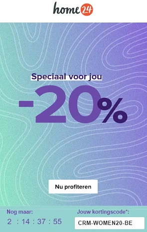 home24: 20% korting voor vrouwendag
